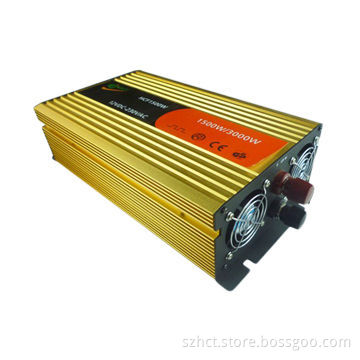 Modified Sine Wave Inverters, 1,500W Rated with 3,000W Peak Output Power, Fast Start and Soft Start
